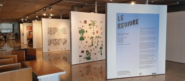 Exposition Le revivre : résidences d’artistes au centre de documentation Bob Calle de 2021 à 2025