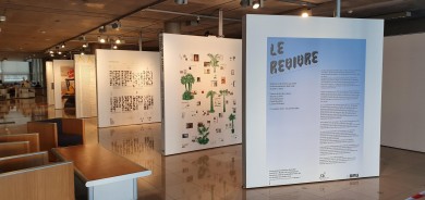 Exposition Le revivre : résidences d'artistes au centre de documentation Bob Calle de 2021 à 2025