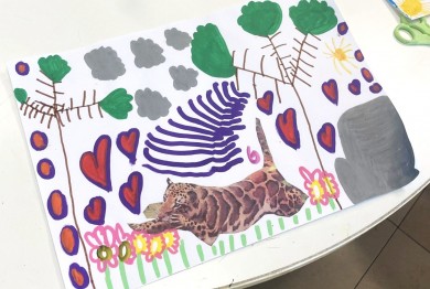Exemple de création réalisée lors de l’atelier