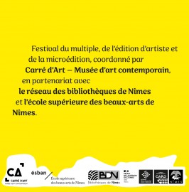 Publicare, 11-12-13 décembre 2025, Carré d’Art, Nîmes - Conception graphique : Steven Le Priol
